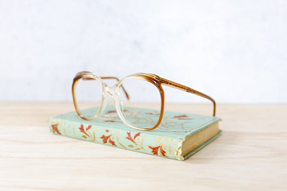 Vintage Pathway Optical Eyeglasses Frame NOS Grandma Retro Disco Boho